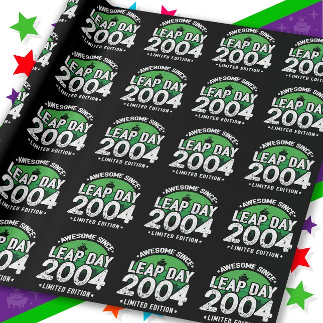 Papel De Regalo Increíble desde 2004 Año Salto Día 29 Feb. Cumplea (Subido por el creador)