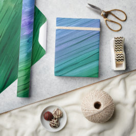 Papel De Regalo Índigo intenso, verde profundo y amatista