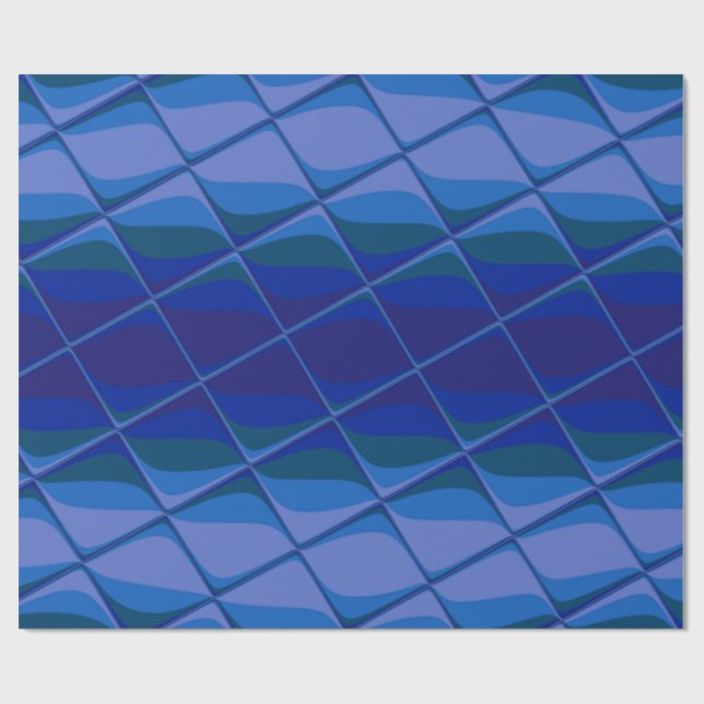 Papel De Regalo indigo palette (Superficie plana)