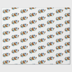 Papel De Regalo Infinidad de Mariposas Monarca