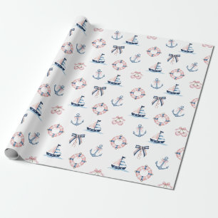Papel De Regalo Infusión náutica y de Coquette.