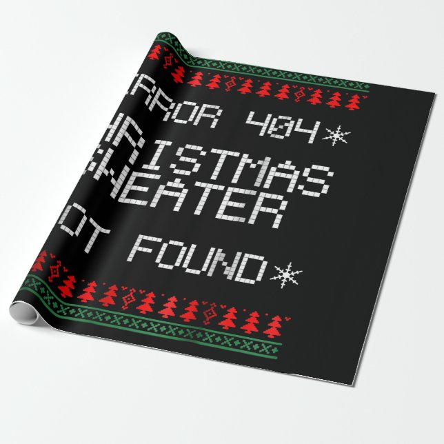 Papel De Regalo Ingeniero de software de informática Funny Avers (Desenrollado)