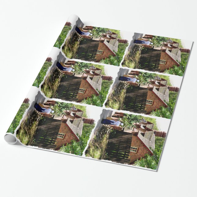 PAPEL DE REGALO INGLATERRA VICTORIANA (Desenrollado)