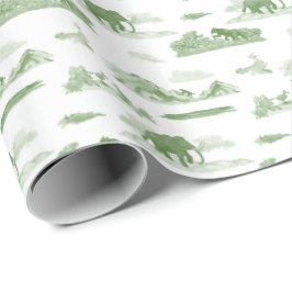 Papel De Regalo Inodoro de Animal Extinto