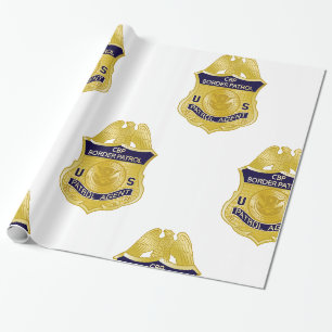 Papel De Regalo Insigne de Patrulla Fronteriza de Estados Unidos I