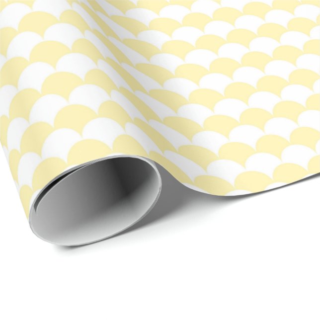 Papel de Regalo Inspirado en Arcoíris con Volutas  (Esquina del rollo)