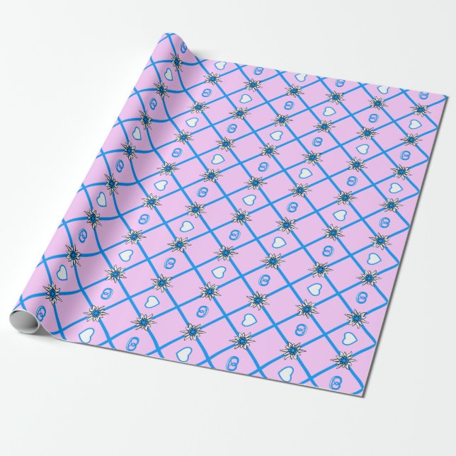 Papel De Regalo Inspirado en Baviera (Desenrollado)