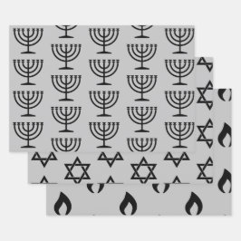 Papel de regalo inspirado en hebreo HAMbWG