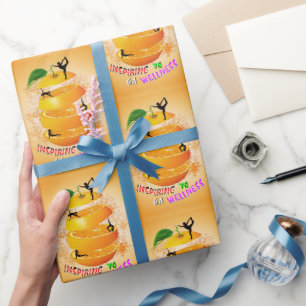 Papel De Regalo Inspirador Yoga Wellness