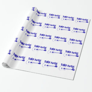 Papel De Regalo instrumento azul