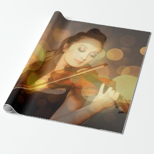 Papel De Regalo Instrumento solistin de artista violín