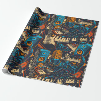 Papel De Regalo Instrumentos de música