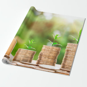 Papel De Regalo inversión de moneda en casa de dinero