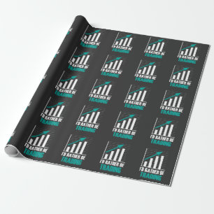 Papel De Regalo Inversor en el Día de Negociación del Mercado de