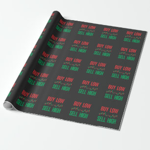 Papel De Regalo Inversor en el Día del Mercado de Valores de Fore