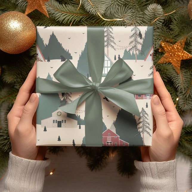 Papel De Regalo Invierno de los bosques de época (Subido por el creador)