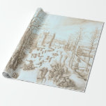 Papel De Regalo INVIERNO SKATERS Vintage Christmas Wrapee Paper<br><div class="desc">'Paisaje invernal con patinadores' (tinta sobre papel) - Hans Bol (c. 1584/1586) vintage película temática de invierno rollo de papel envolvente de Navidades. Auténticas y originales pinturas famosas (aceite y acuarela), litografías, tinta sobre papel, grabaciones y fotografías de los mejores artistas y fotógrafos del mundo. Visita la tienda "My Vintage...</div>