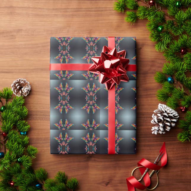 Papel De Regalo Invitación a la boda romántica mariposa romántica (Regalo de vacaciones)