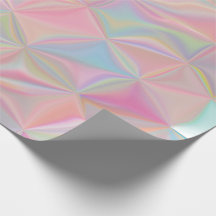 Papel de regalo iridiscente rosa perla