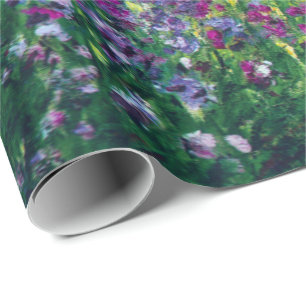 Papel De Regalo Iris en el jardín de Monet
