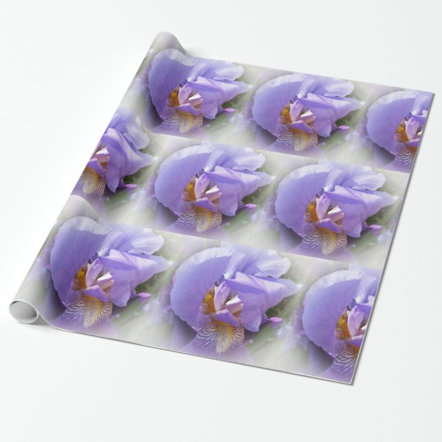 Papel De Regalo iris morado (Desenrollado)