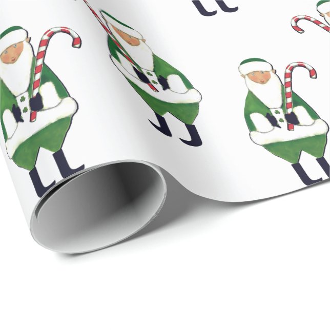 Papel De Regalo Irish Christmas Gift (Esquina del rollo)