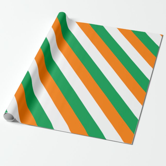 Papel De Regalo irlanda-Flag (Desenrollado)