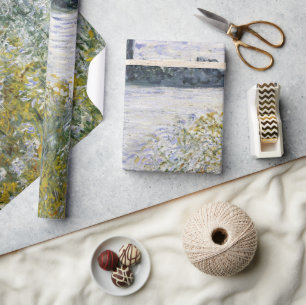 Papel De Regalo Isla de flores cerca de Vétheuil, Claude Monet