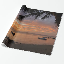 Papel De Regalo Island Sunset