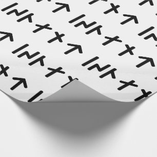 Papel De Regalo Islandia ᛁᛋᛚᛅᚾᛏ ~ Runas Futhark Jóvenes