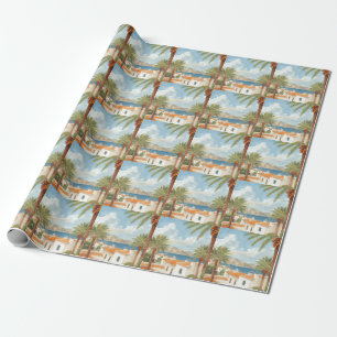 Papel De Regalo Islas Baleares Viaje Francés Vintage