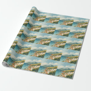 Papel De Regalo Islas Baleares Vintage Riviera Francesa Viajes