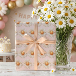 Papel De Regalo Isn't She One-derful 1st Birthday Watercolor Daisy