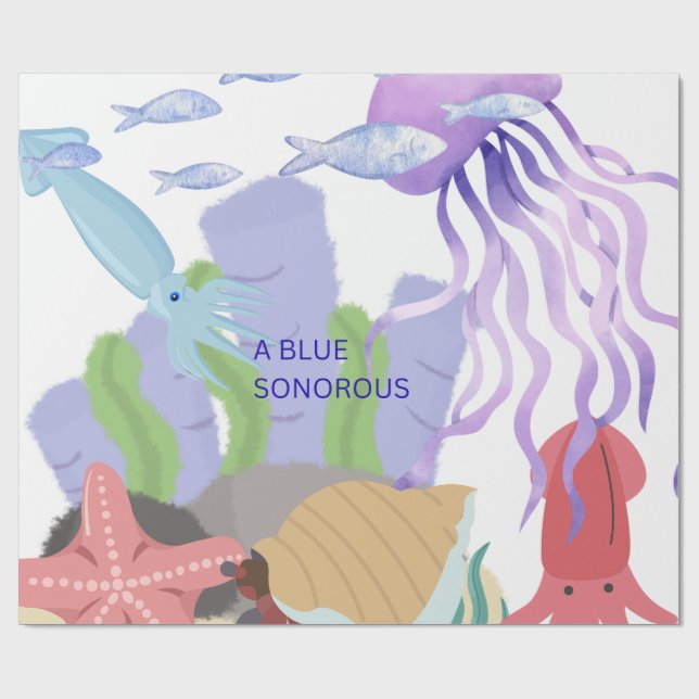 Papel De Regalo its a whole ocean vibe portray (Superficie plana)