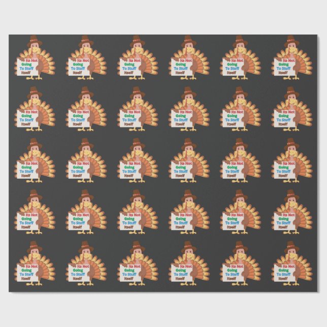 Papel De Regalo Its Not Going To Stuff Itself (Superficie plana)