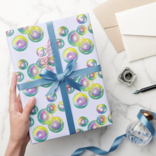Papel De Regalo Jabón arcoiris burbujas burbujas y diversión en ve