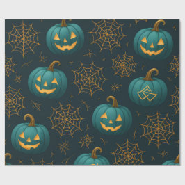 Papel De Regalo Jack de lecho verde azulado - O’ - Linternas
