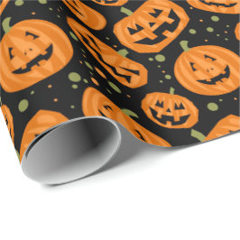 Papel De Regalo Jack-O-Linterna