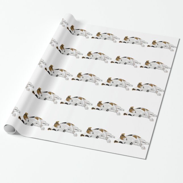 Papel De Regalo Jack Russell (Desenrollado)