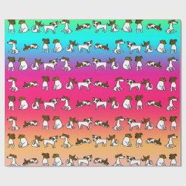Papel de regalo Jack Russell