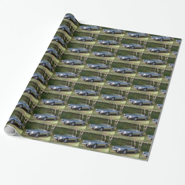 Papel De Regalo Jaguar XJS V12 Cabriolet (Desenrollado)