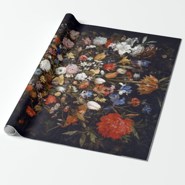 Papel De Regalo Jan Brueghel, el anciano flor en un barco de mader (Desenrollado)
