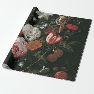 Papel De Regalo Jan Davidsz De Heem - Flores En Una Vara De Vidrio