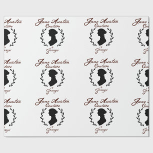 Papel De Regalo Jane Austen Couture Wrapping Paper