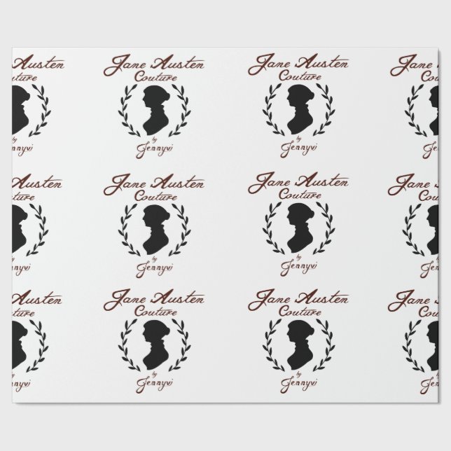 Papel De Regalo Jane Austen Couture Wrapping Paper (Costura)