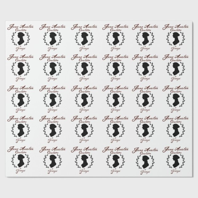 Papel De Regalo Jane Austen Couture Wrapping Paper (Costura)