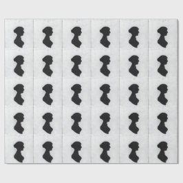 Papel De Regalo Jane Austen Silhouette