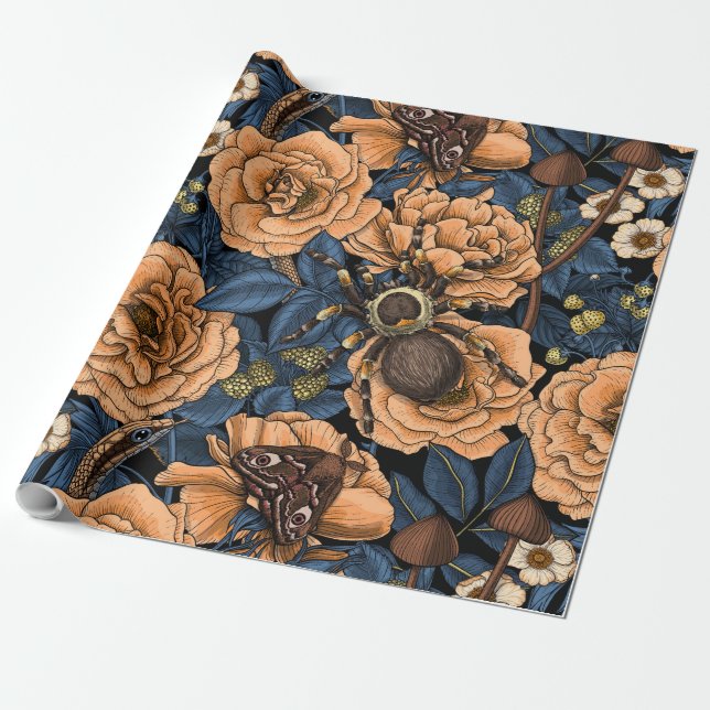 Papel De Regalo Jardín de ensueño 2 (Desenrollado)