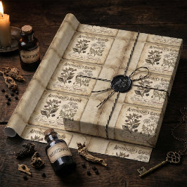Papel De Regalo Jardín de Farmacia Belladona Veneno