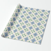 Papel de regalo Jardín de Fiesta en Enrejado Flora